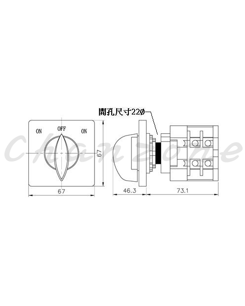 山河電機 SC系列 多段開關 SC-80-22S/22K/56K/66
